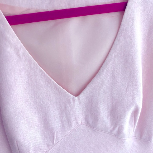 Alain Manoukian light pink linen dress. - Picture 4 of 7